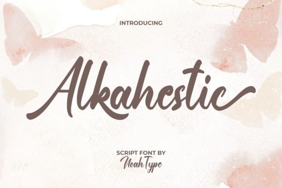 Alkahestic: A Modern Script for Bold Branding