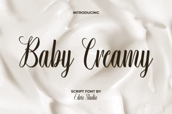 Baby Creamy: A Soft Script Font for Elegant Branding