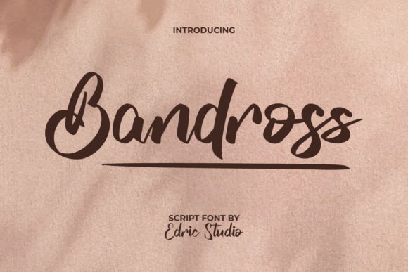 Bandross: The Bold Script Font with Timeless Character