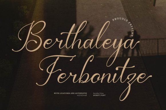 Berthaleya Ferbonitze: A Creative Font for Modern Projects