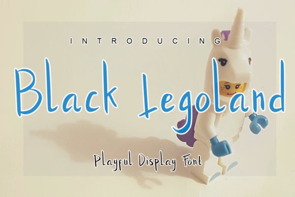 Black Legoland: A Script Font for Modern Creatives