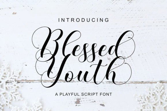 Blessed Youth: A Font That Captures Modern Sophistication