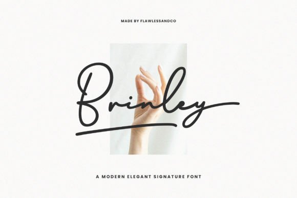 Brinley: The Handwritten Script Font for Authentic Branding