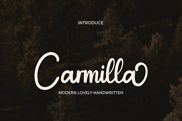 Carmilla: A Script Font That Balances Elegance and Approachability