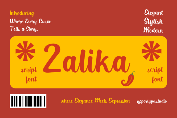 Discovering Zalika: The Script Font with Timeless Charm