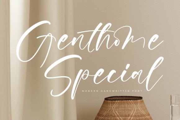 Genthome Special: A Stylish Script for Luxury Branding