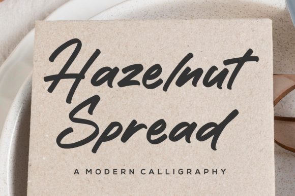 Hazelnut Spread: The Handwritten Font That Adds Warmth to Any Design