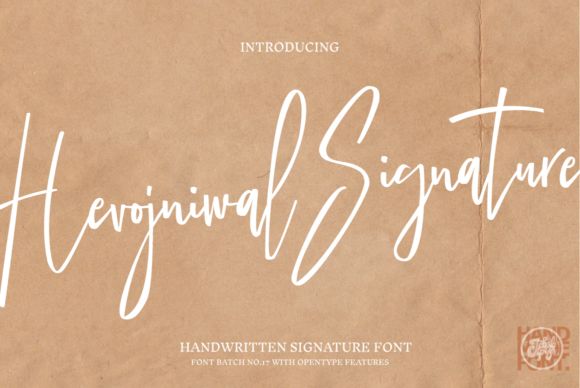 Hevojniwal Signature: The Modern Script Font for Elegant Branding
