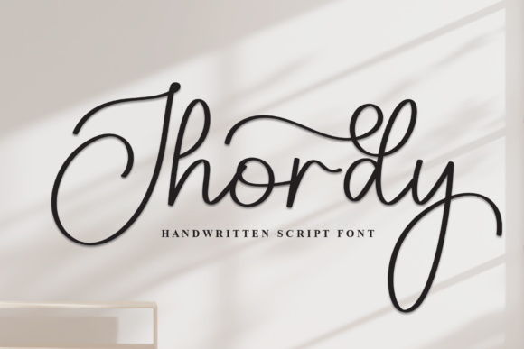 Jhordy: The Script Font for Elegant, Handwritten Brand Touches