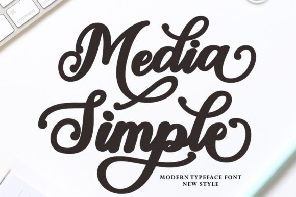 Media Sample: Where Calligraphic Charm Meets Modern Design
