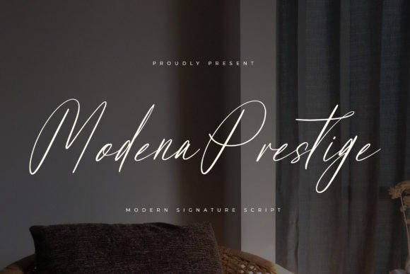 Modena Prestige: The Modern Script Font That Elevates Every Detail