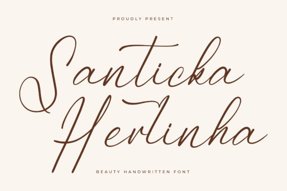 Santicka Herlinha: The Script Font for Timeless Elegance