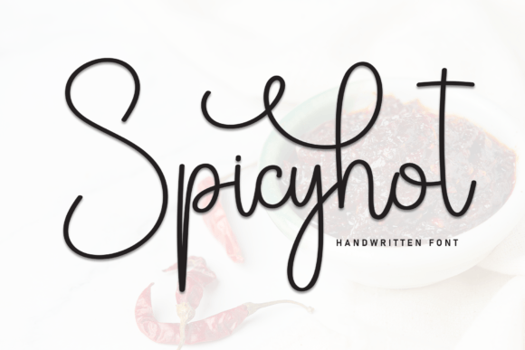 Spicyhot: A Stylish Script Font for Elegant Designs