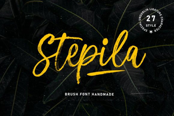 Stepila: An Incredibly Elegant Script Font for Modern Design