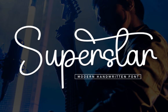 Superstar Script Font: Stylish Elegance for Modern Design