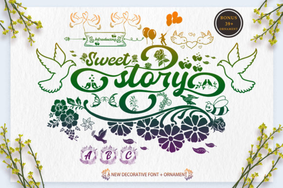 Sweet Story: A Whimsical Font for Authentic Design