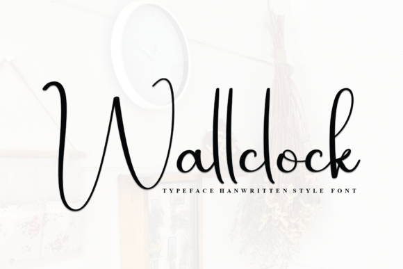 Wallclock: The Script Font for Timeless Brand Elegance