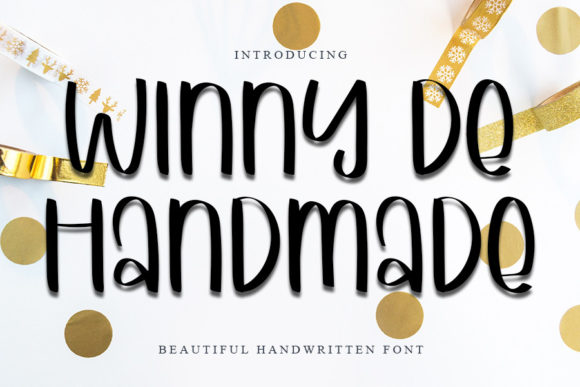 Winny De Handmade: A Whimsical Script for Creative Projects