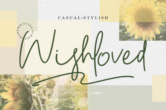 Wishloved: A Modern Script Font for Elegant Branding